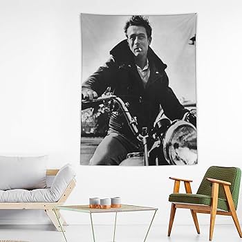 ジェームス・ディーン　JAMES DEAN　タペストリー Amazon.co.jp: ジェームズディーン喫煙タバコ映画タペストリー